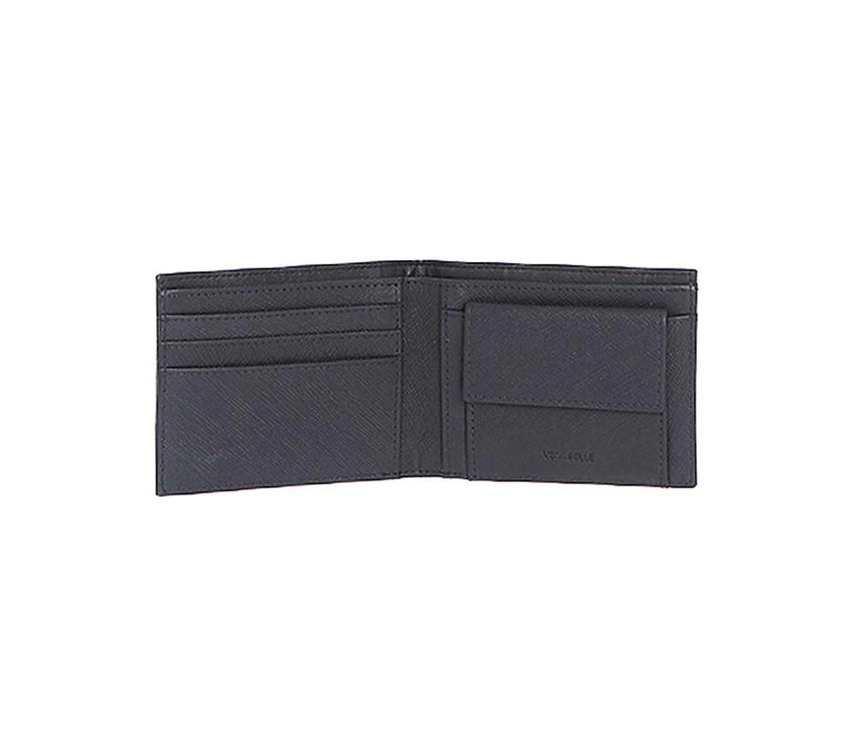 Byblos City Portafogli blu saffiano uomo con portamonete BYPP02A13