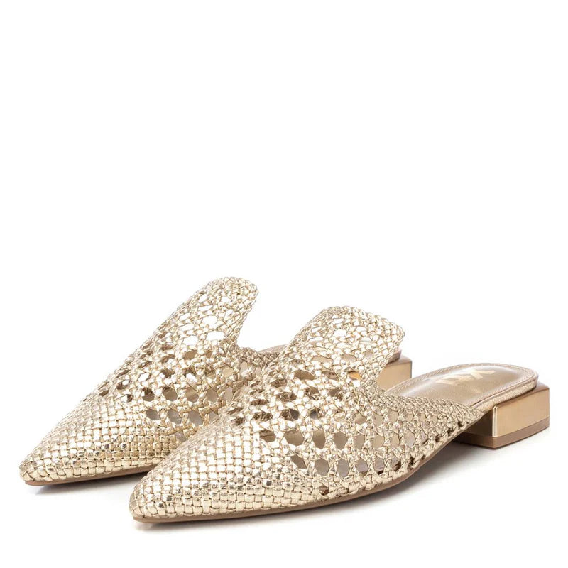 XTI Sandali da donna Oro effetto metallico 143795