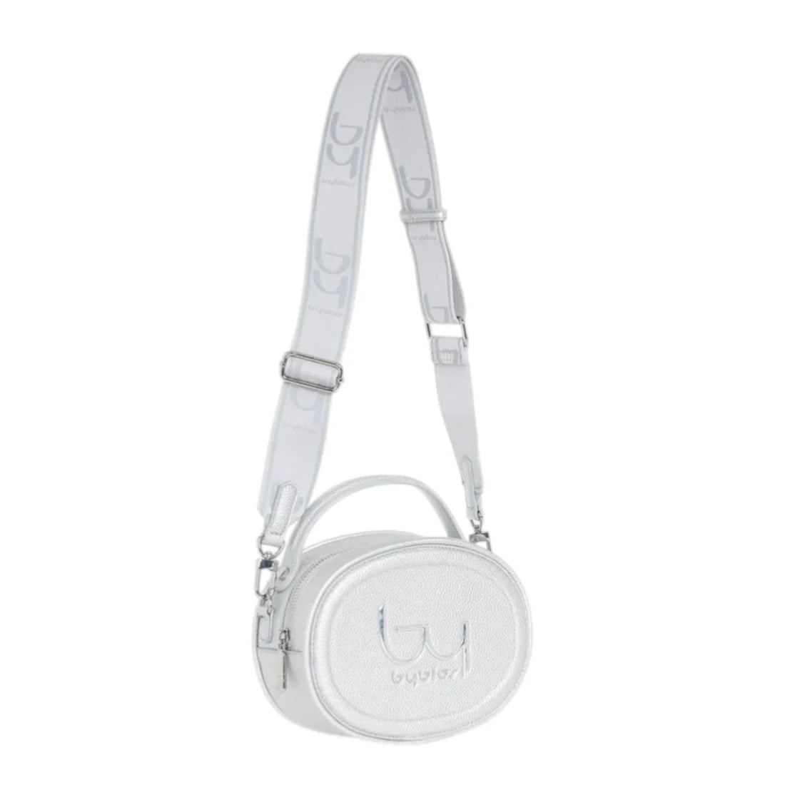 Byblos Borsa a Mano Rotonda Donna Argento con Tracolla BYBS92B01