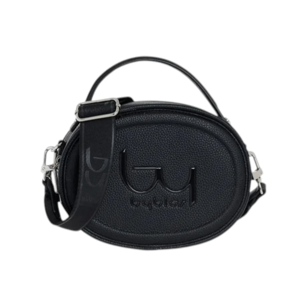 Byblos Borsa a Mano Rotonda Nera Donna con Tracolla BYBS92B01