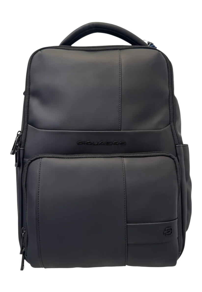 Piquadro Zaino porta Pc in Tessuto gommato nero Wollem CA6238W129W