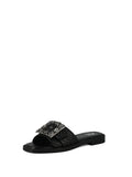 XTI Ciabattine donna nere con pietre decorative 145308
