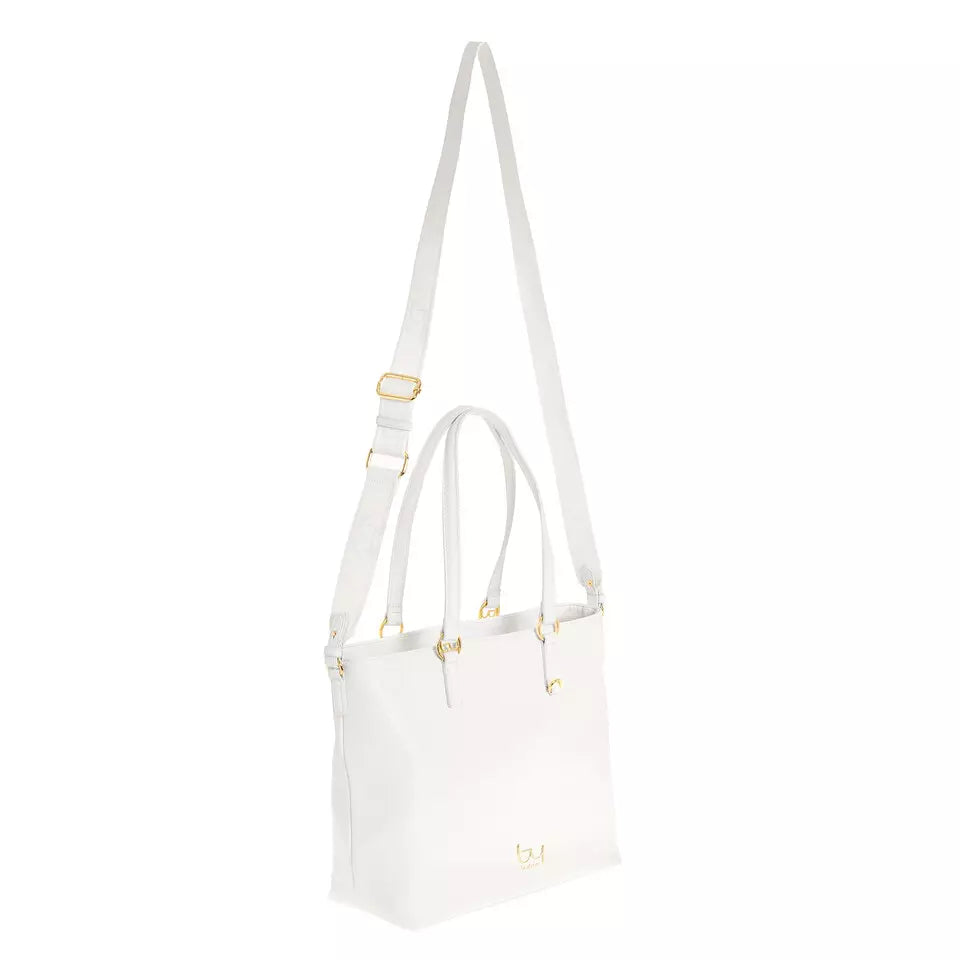 Byblos Adventure borsa shopping con tracolla Avorio BYBS98B02