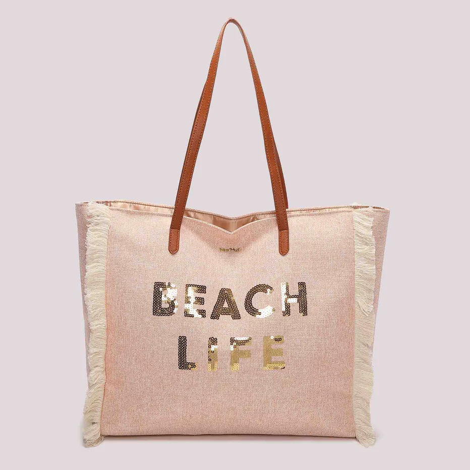 Mimi Muà Borsa Mare Beach Life Salmone M8-X201480