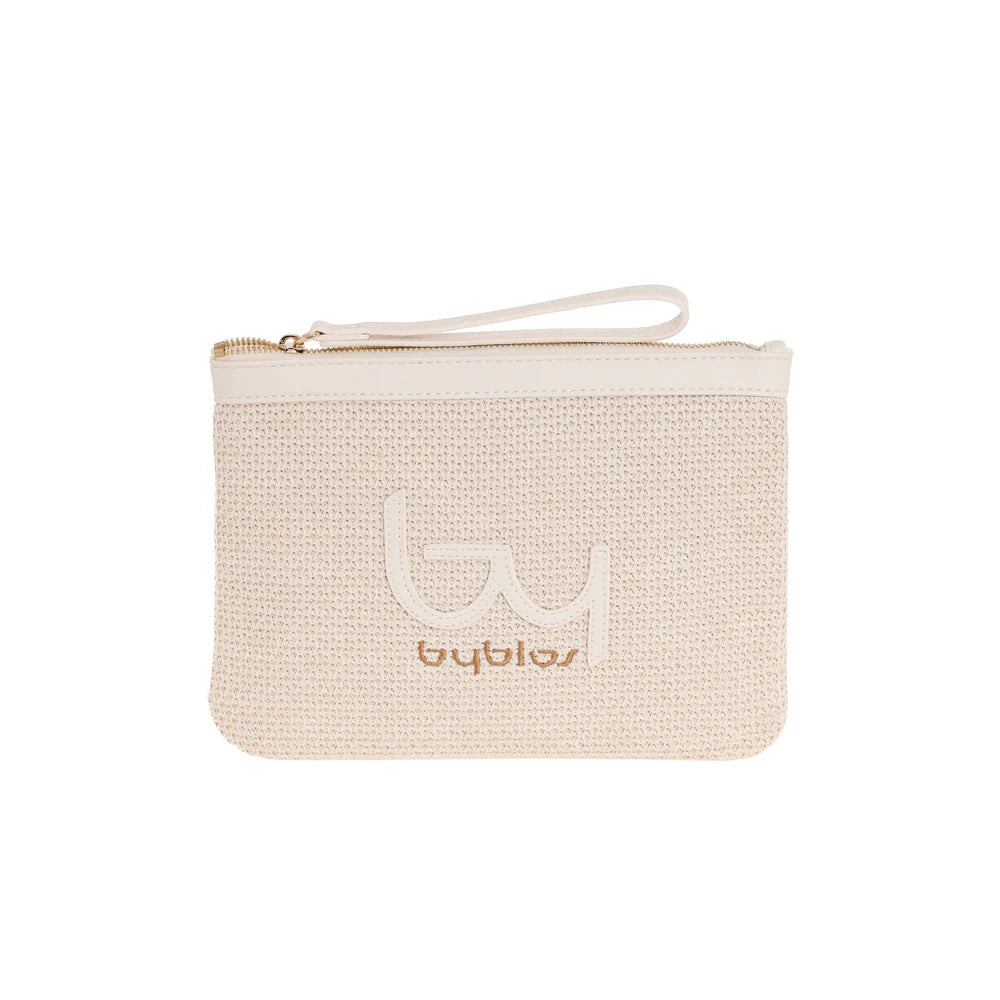 Byblos Seek Borsa Pochette a mano da donna Avorio BYBE88B528
