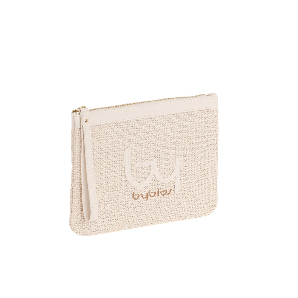 Byblos Seek Borsa Pochette a mano da donna Avorio BYBE88B528