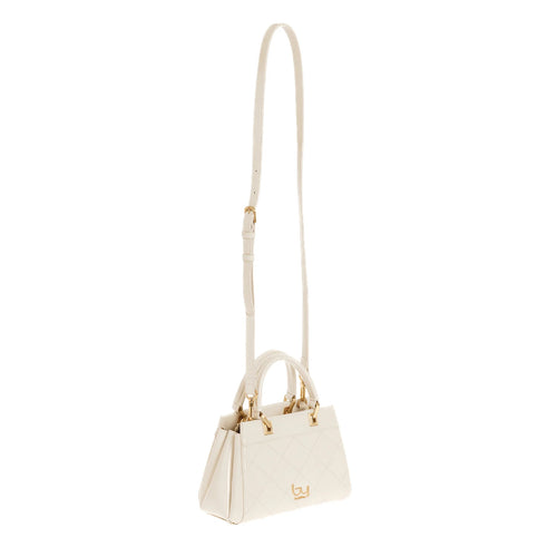 Byblos Borsa a Mano Shine Cotton White BYBS82B02