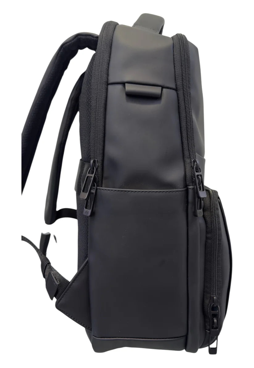 Piquadro Zaino porta Pc in Tessuto gommato nero Wollem CA6238W129W