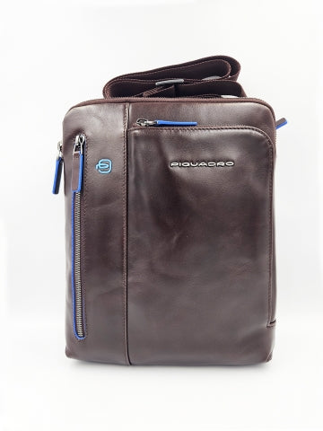 Piquadro Borsello uomo porta iPad in pelle testa moro linea Blue Square CA1816B2