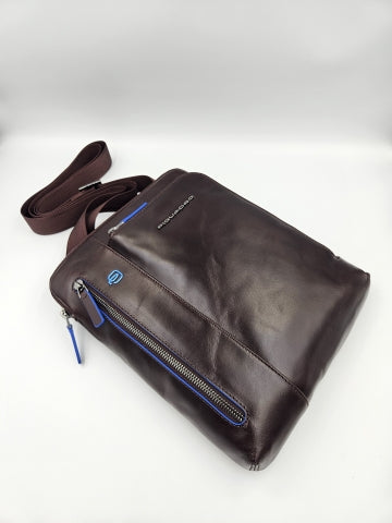 Piquadro Borsello uomo porta iPad in pelle testa moro linea Blue Square CA1816B2