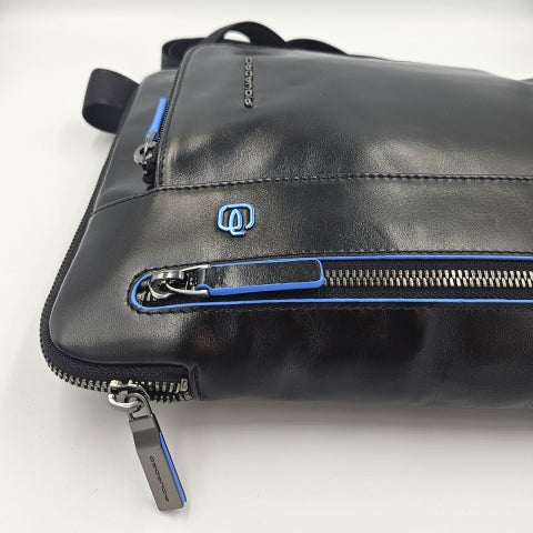 Piquadro Borsello uomo porta iPad in pelle Nero linea Blue Square CA1816B2