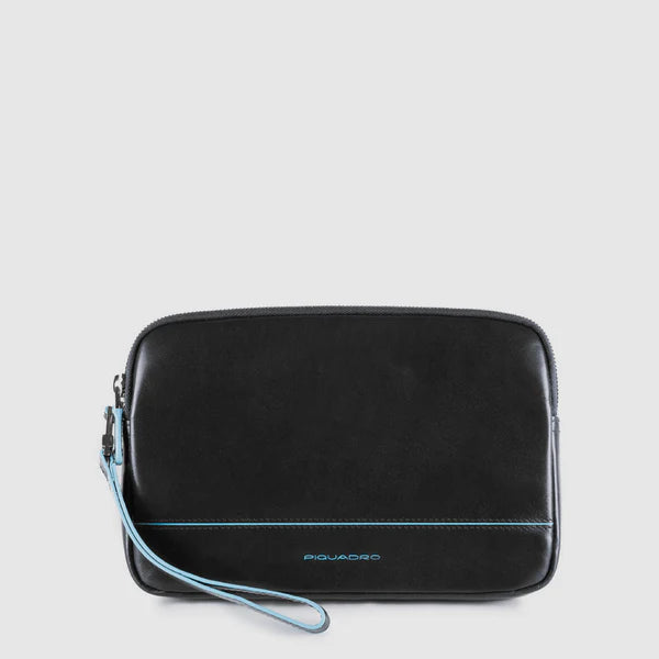 Piquadro pochette uomo in pelle linea Blue Square  nero AC3944B2