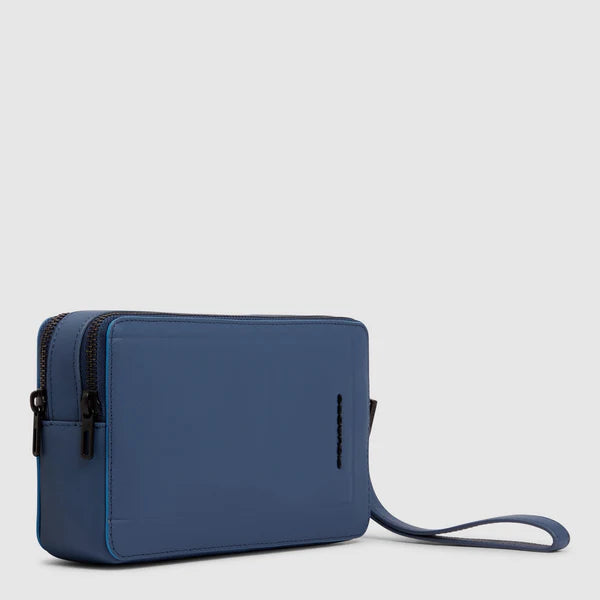 Piquadro Pochette Blu a due scomparti Linea Blue Square AC4221S138