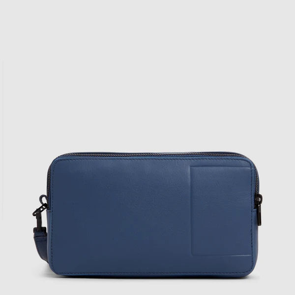 Piquadro Pochette Blu a due scomparti Linea Blue Square AC4221S138