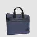 Piquadro Custodia Borsa Porta PC 13,3" Manici A Scomparsa Pelle e Tessuto Blu AC6810W129