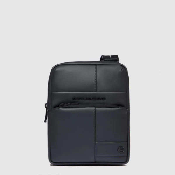 Piquadro borsello uomo in tessuto gommato impermeabile Nero con RFID CA3084W129W