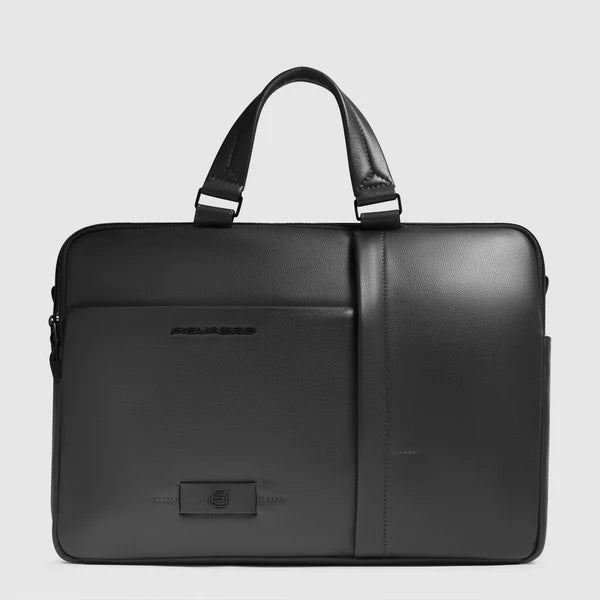 Piquadro Borsa cartella da lavoro porta pc 15,6" in pelle Nera con RFID CA6026W137
