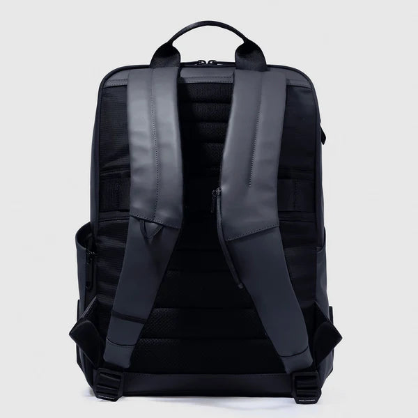 Piquadro Zaino resistente all'acqua porta pc 15,6" tessuto gommato blu CA6465C2OW