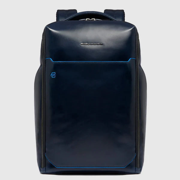 Piquadro Zaino porta pc linea Blue Square in pelle porta PC 15,6" Blu CA6593B2