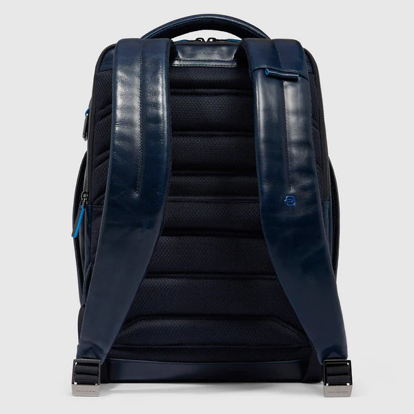 Piquadro Zaino porta pc linea Blue Square in pelle porta PC 15,6" Blu CA6593B2
