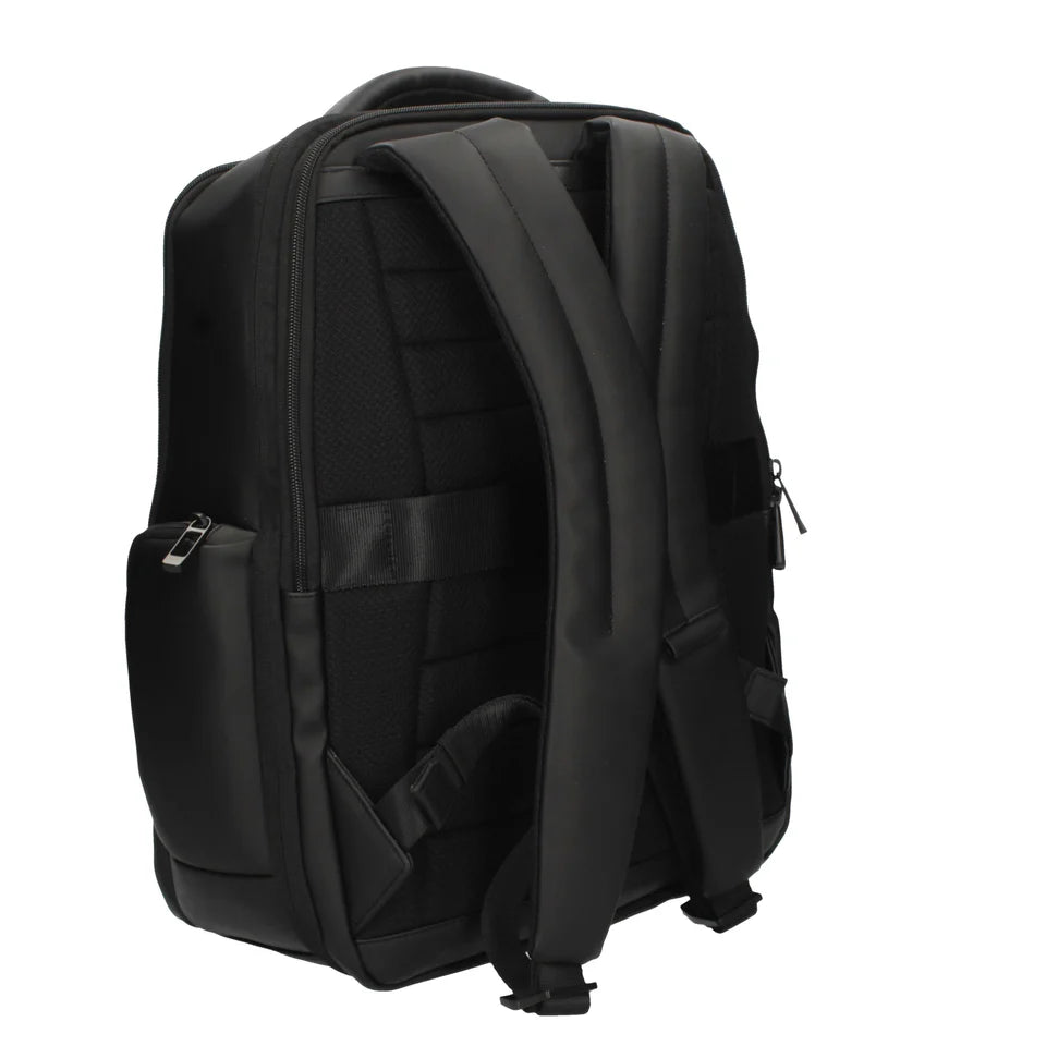 Piquadro Zaino Business fast-check Nero tessuto gommato CA6239W129W