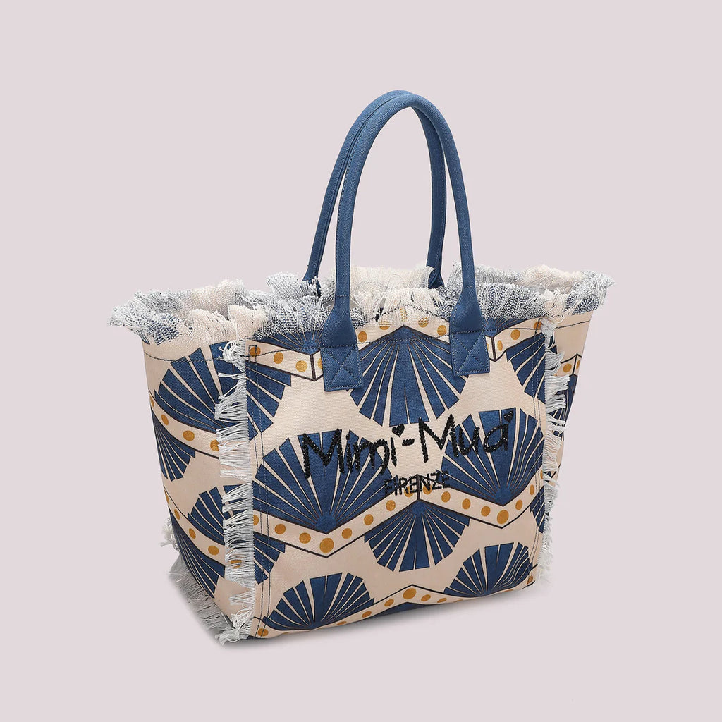Mimi Muà Borsa Mare Grande Fantasia Blu M8-Y201391