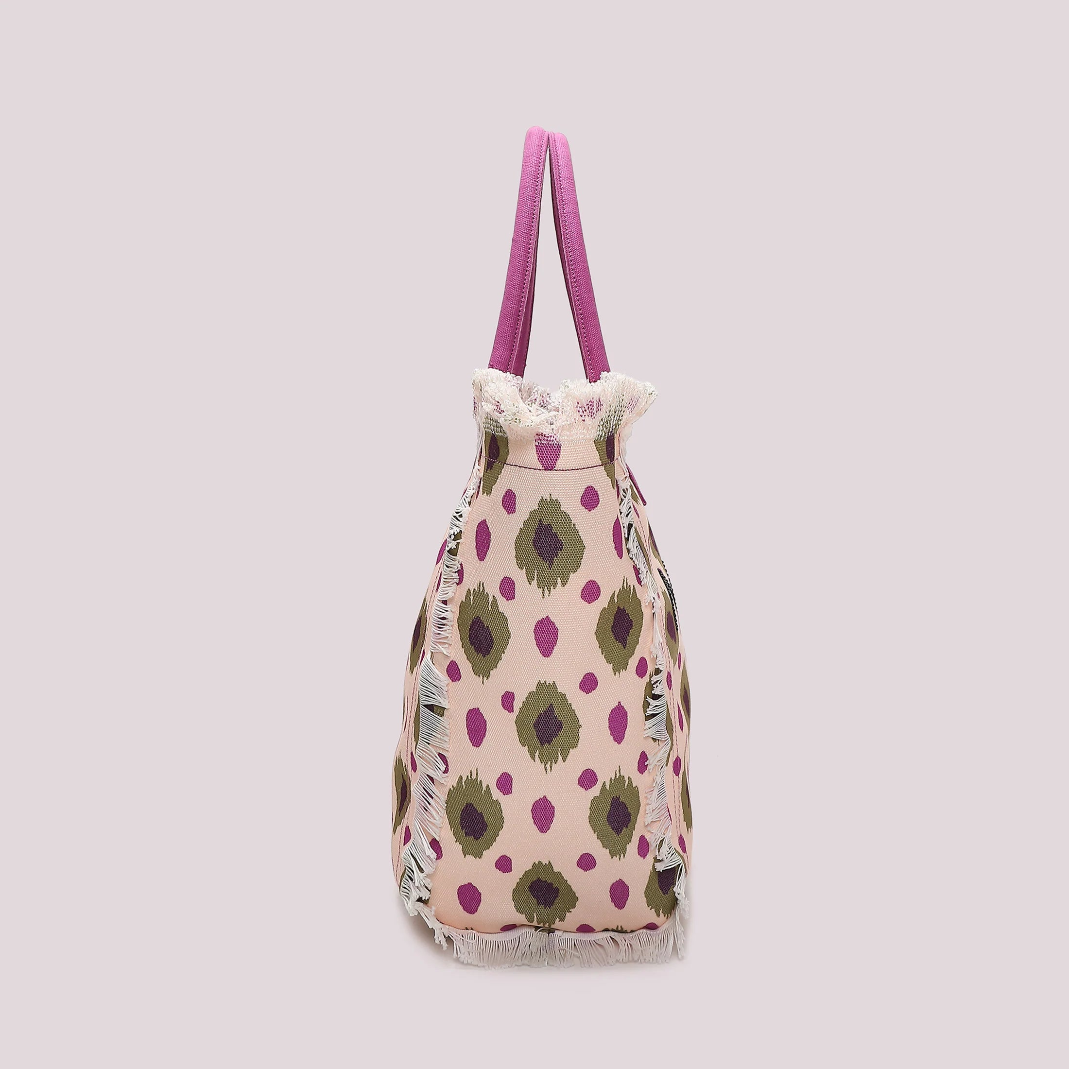 Mimi Muà Borsa Mare Grande Fantasia Rosa Verde M8-Y201391