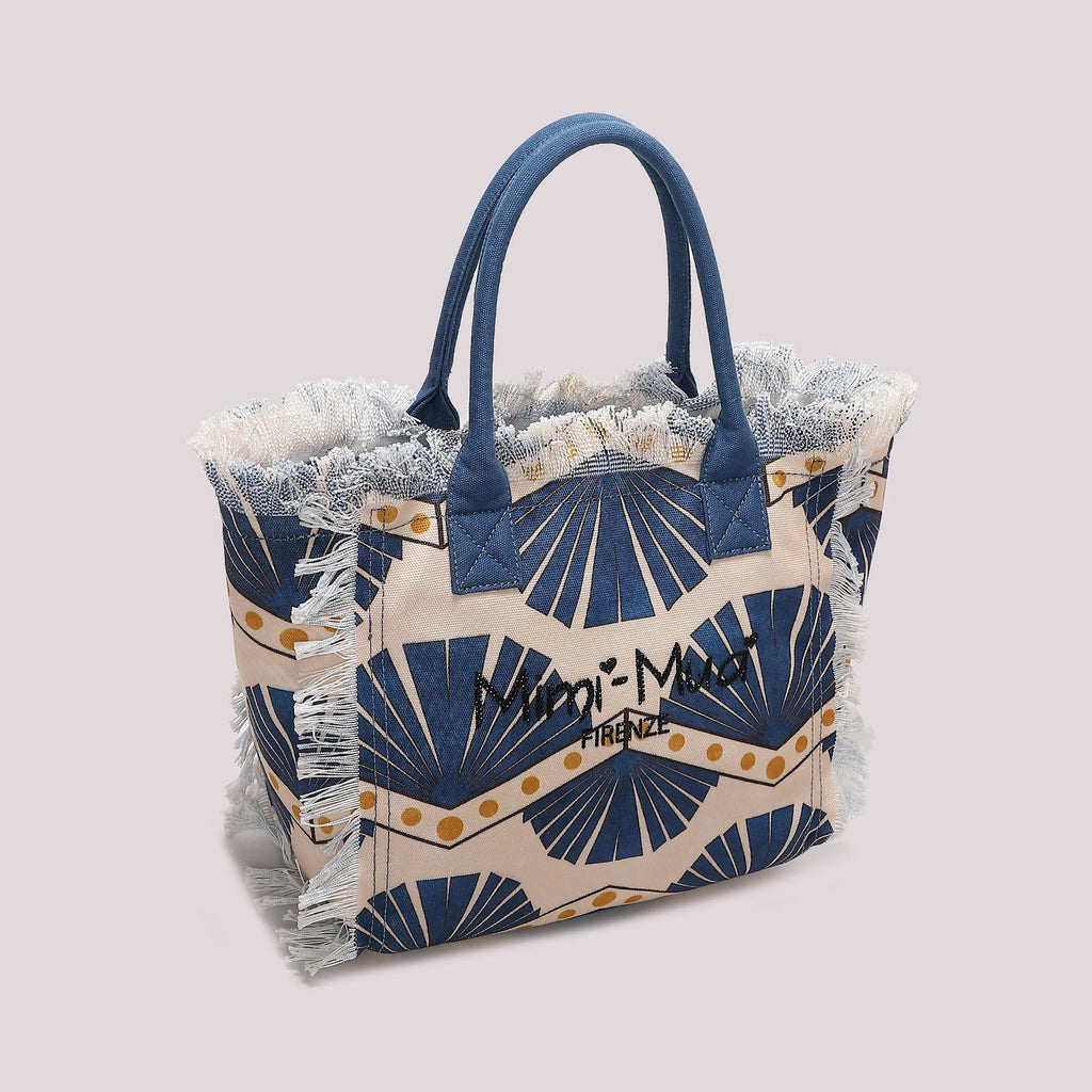 Mimi Muà Borsa Mare Piccola Fantasia Blu M8-Y201392