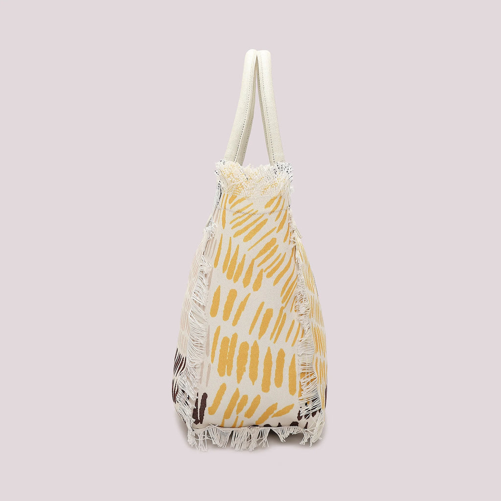 Mimi Muà Borsa Mare Piccola Fantasia Ocra Marrone M8-Y201392
