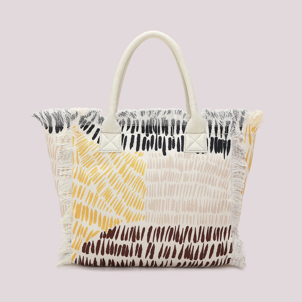 Mimi Muà Borsa Mare Piccola Fantasia Ocra Marrone M8-Y201392