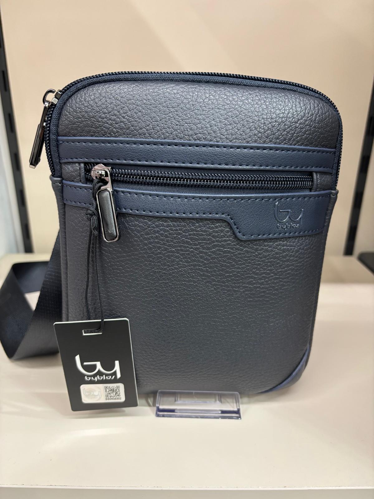 Byblos Alpha Tracolla da uomo Nera/Blu BYBU23A06