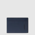 Piquadro Portafogli uomo in pelle  con porta documenti e portamonete Blu con RFID PU1392W137R