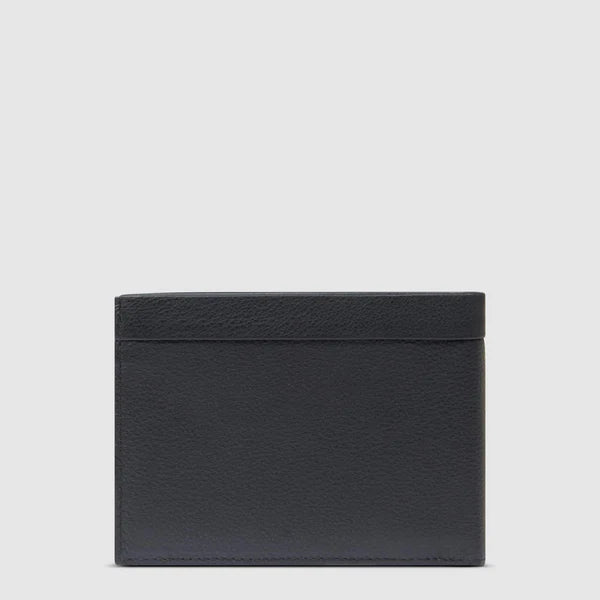 Piquadro Portafogli uomo in pelle con portamonete Nero PU257W137R