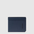 Piquadro Portafogli uomo Blu in pelle con portamonete con RFID PU4188W137R