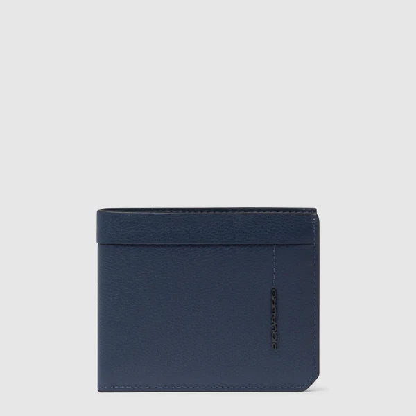 Piquadro Portafogli uomo Blu in pelle con portamonete con RFID PU4188W137R