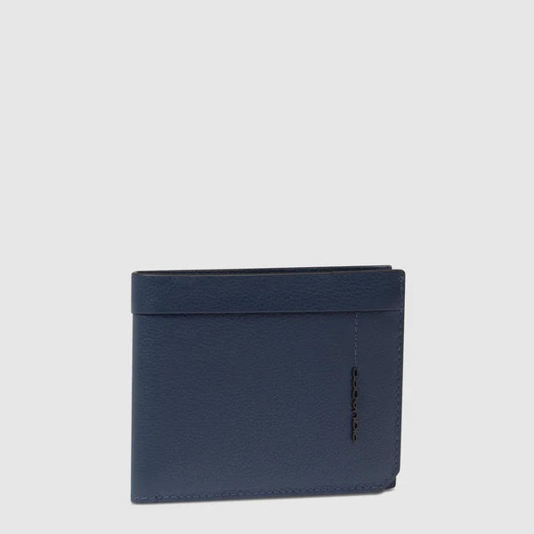 Piquadro Portafogli uomo Blu in pelle con portamonete con RFID PU4188W137R