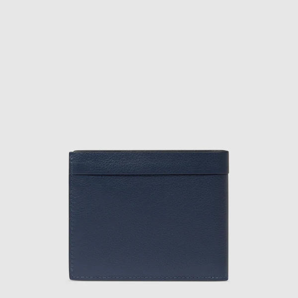 Piquadro Portafogli uomo Blu in pelle con portamonete con RFID PU4188W137R