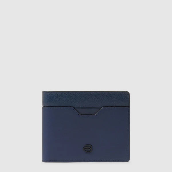 Piquadro Portafogli uomo Blu in pelle con porta documenti e RFID PU4518S142R