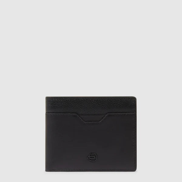 Piquadro Portafogli uomo Nero in pelle con porta documenti e RFID PU4518S142R