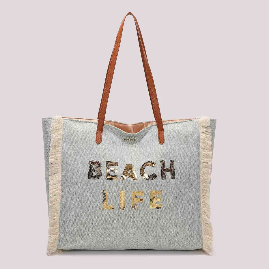 Mimi Muà Borsa Mare Beach Life Verde Pastello M8-X201480