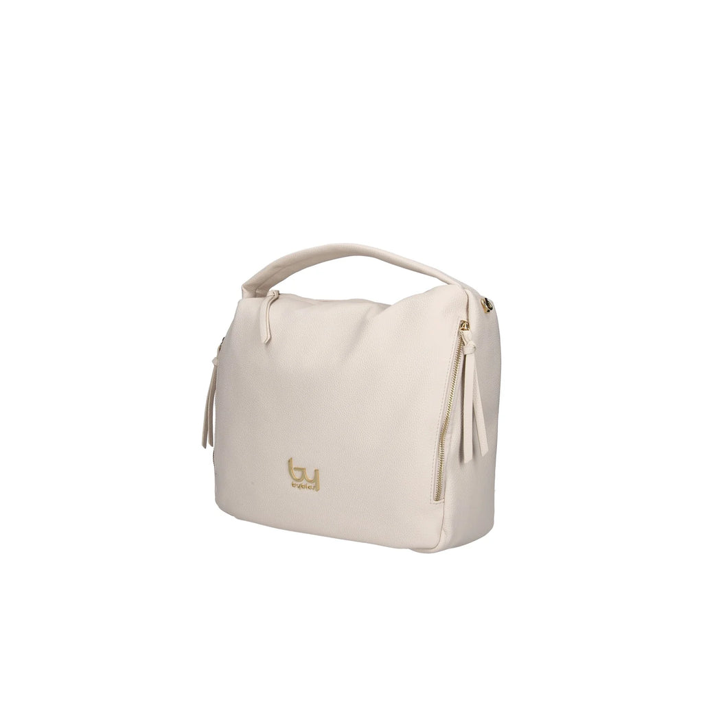 Byblos Libra Borsa Hobo a spalla con tracolla Avorio BYBS34B01