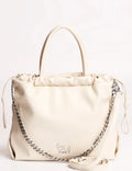 Byblos Gomez Borsa a spalla con catena Avorio BYBS87A01