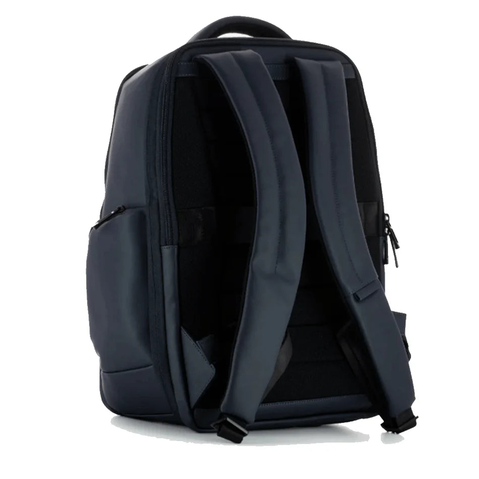 Piquadro zaino porta PC in tessuto gommato Blu CA6238W129W/BLU