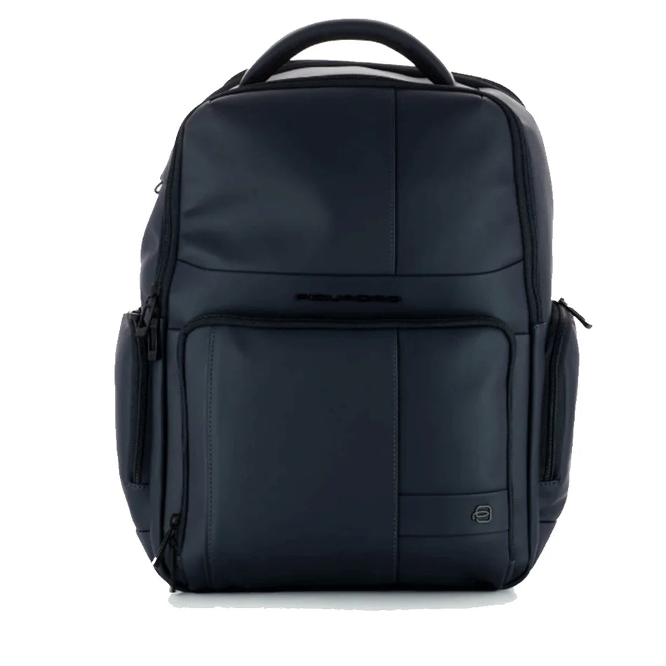 Piquadro zaino porta PC in tessuto gommato Blu CA6238W129W/BLU