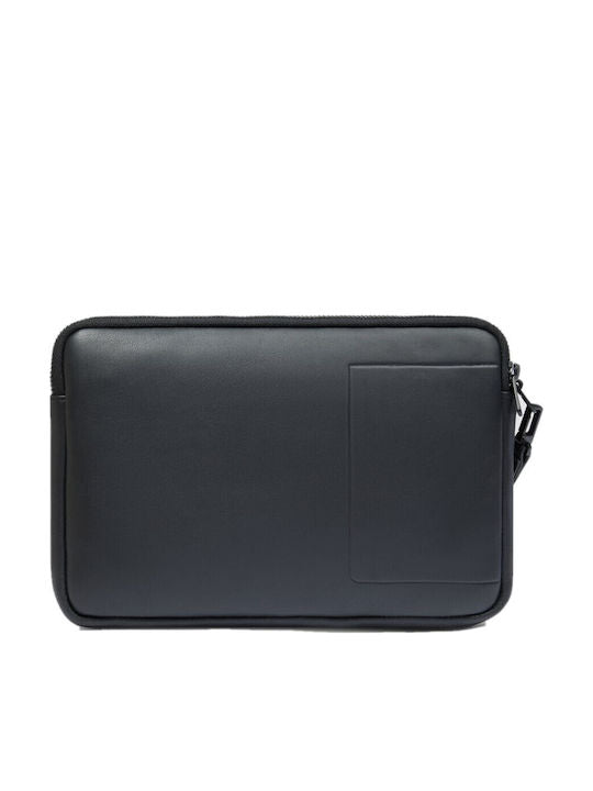 Piquadro pochette nera in pelle linea Blue Square porta iPad mini e RFID AC6156S138R