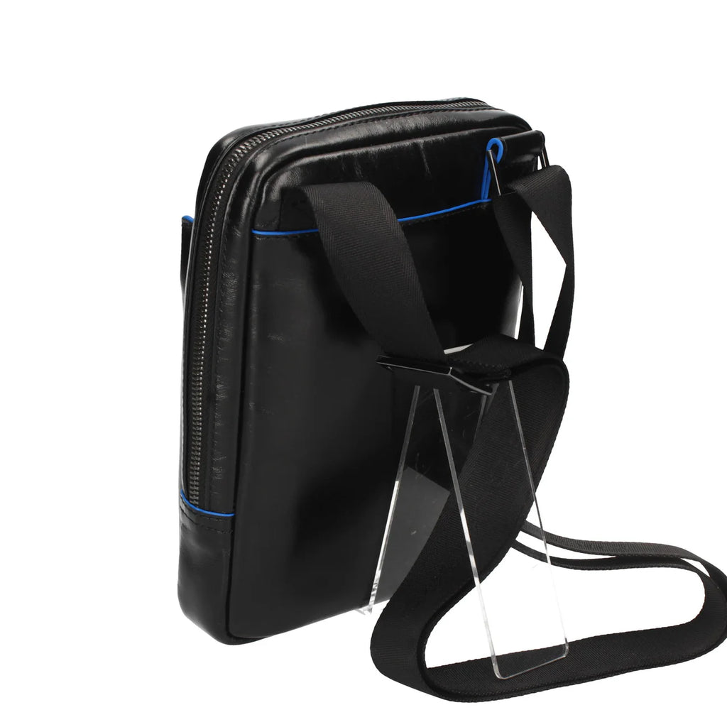Piquadro Borsello Nero in pelle Linea Blue Square CA3084B2