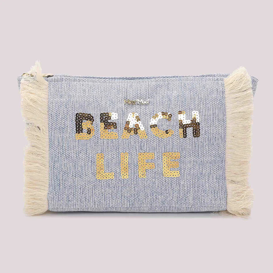 Mimi Muà Pochette Mare Beach Life Blu M8-X201481