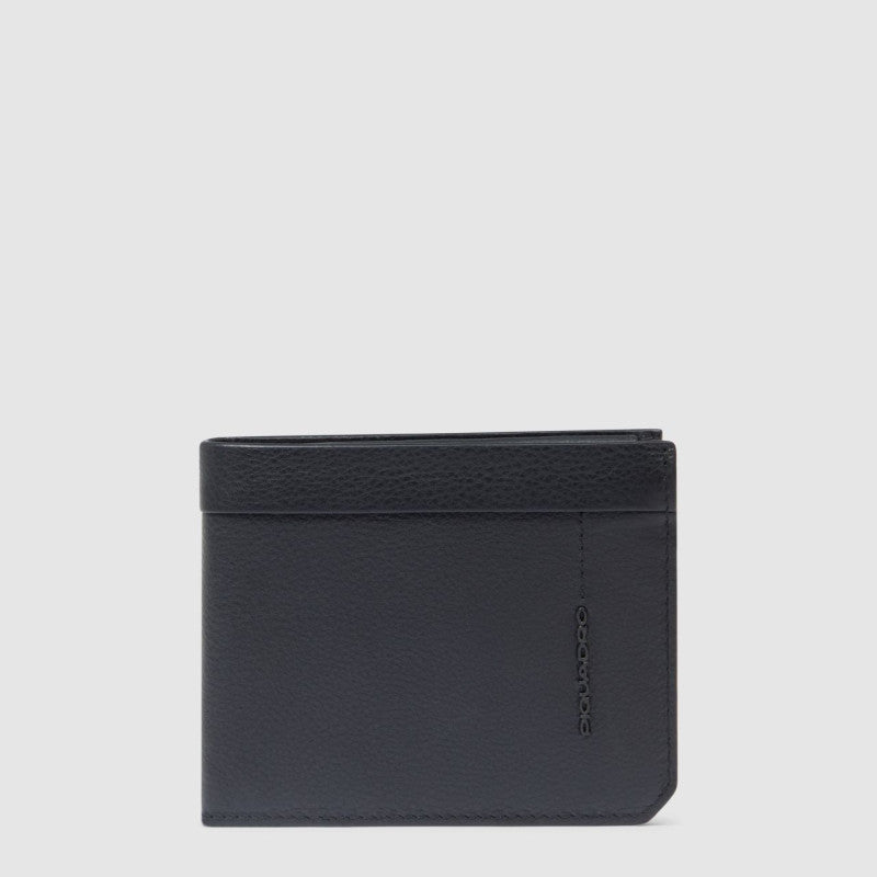 Piquadro Portafogli uomo Nero in pelle con portamonete con RFID PU4188W137R